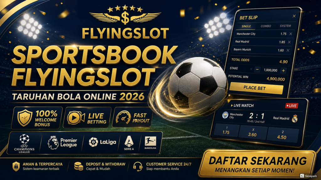 flyingslot sportsbook di support oleh sbobet dan yang lain